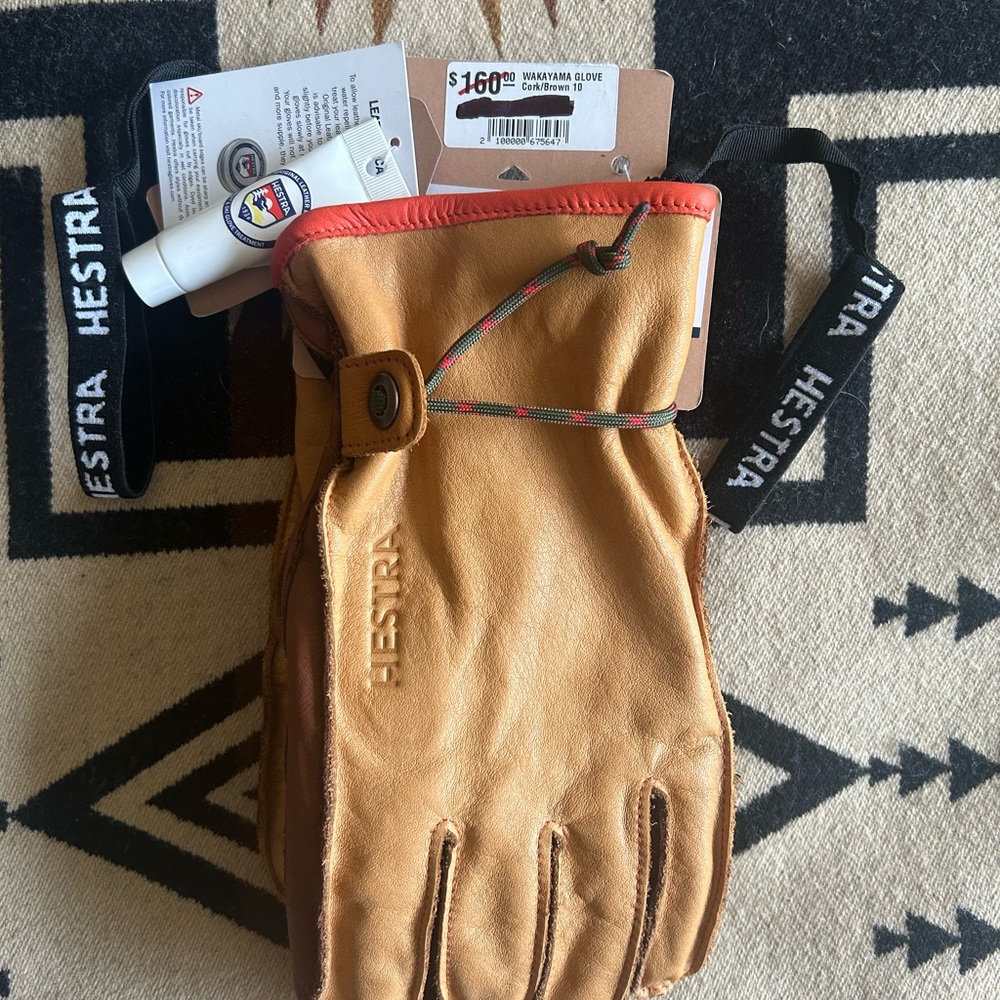 HESTRA WAKAYAMA GLOVES size 10 (XL)